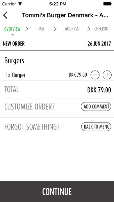 Tommi's Burger Denmark screenshot 2