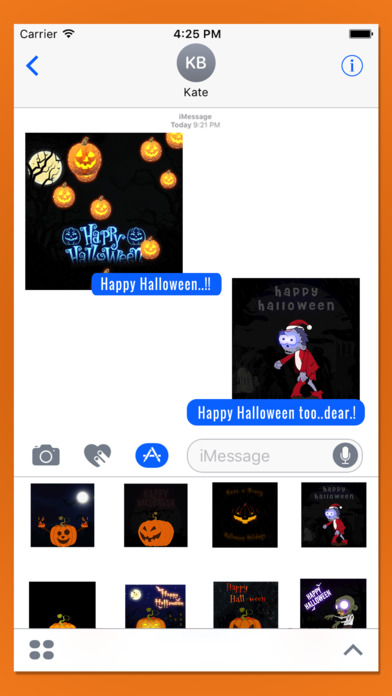 Halloween GIF Stickers screenshot 2