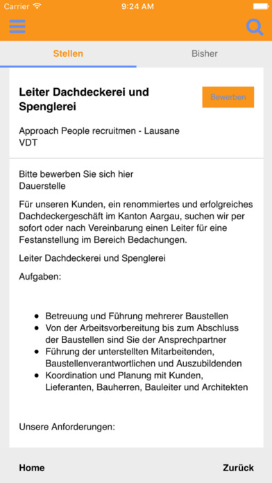 Swiss Bau Jobs screenshot 4