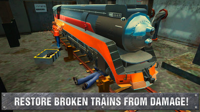 Railway Train Mechanic Workshop Sim screenshot 4