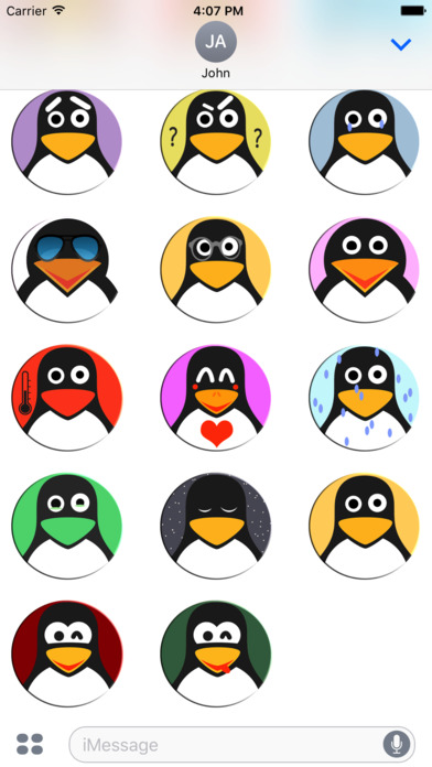 Mr Penguin Emoji screenshot 3
