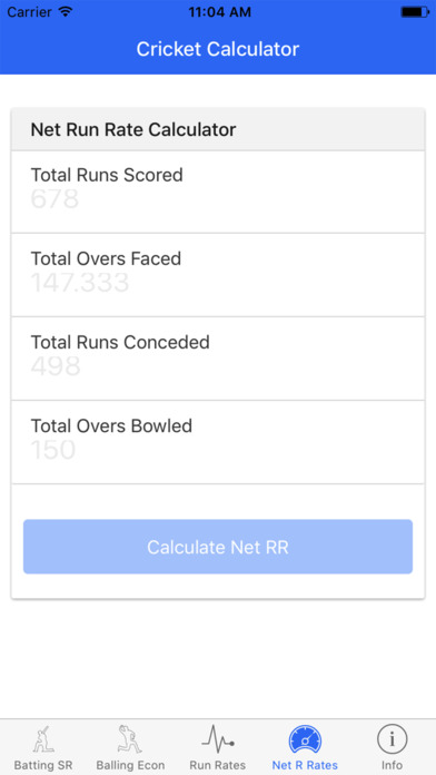Cricket Score Calculator screenshot 4