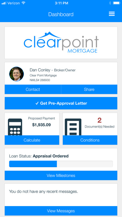 Clear Point Mortgage screenshot 2