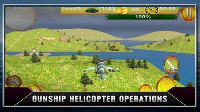 HELICOPTER Shoot Rotket Simulation 3D screenshot 2