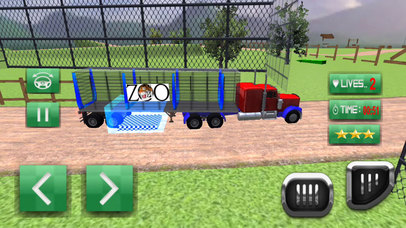 Zoo Animal Transport Extreme Truck Game screenshot 2