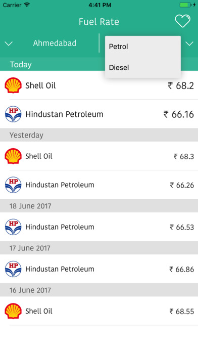 Daily Fuel Rate screenshot 2