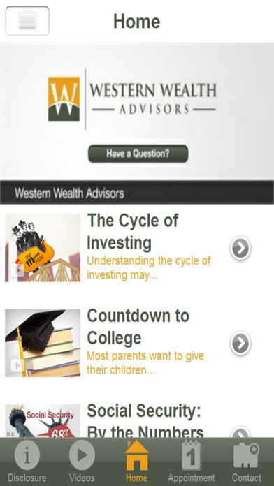 Western Wealth Advisors, LLC screenshot 2