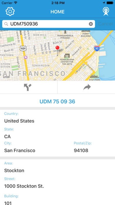 Addresscope Universal Address screenshot 4