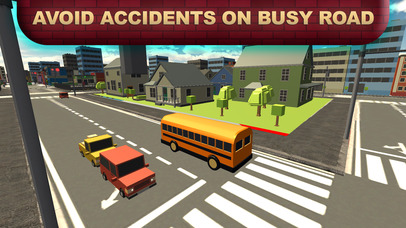 Pick & drop Kids School Bus Offroad Simulator Game screenshot 2