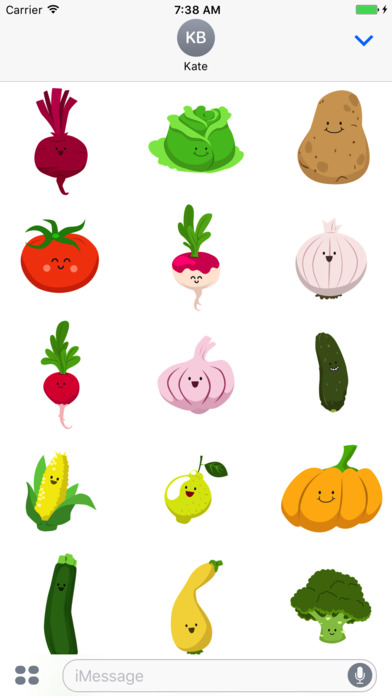 Veggie Emojis screenshot 2