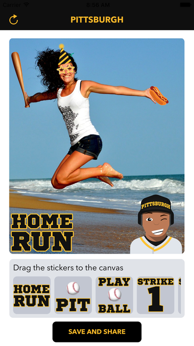 Pittsburgh Baseball Stickers & Emojis screenshot 3