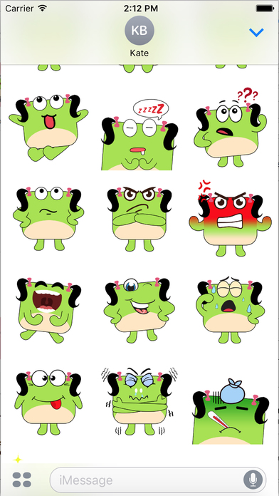 Little Froggy Emoji & Sticker for Chatting screenshot 3