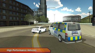 Police Van Rob Chase - Traffic Racing Game screenshot 4