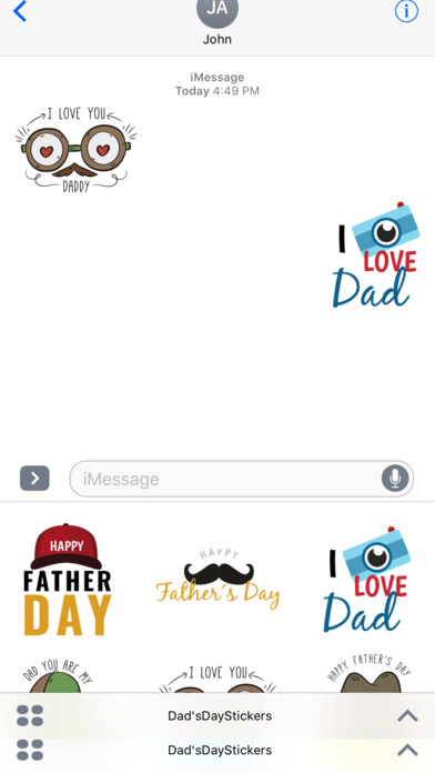 Father's Stickers screenshot 2