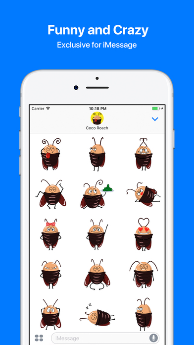 Cockroach - Stickers for iMessage screenshot 2