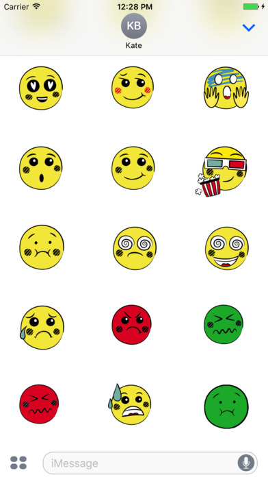 Top Emoji Stickers for Message screenshot 3