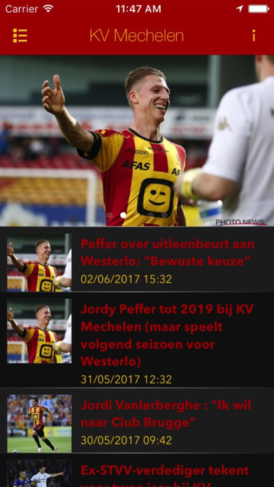 Voetbalnieuws - Mechelen screenshot 2