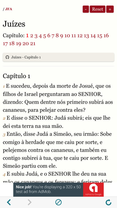 The Holy Bible : Portuguese A BÍBLIA SAGRADA Audio screenshot 3