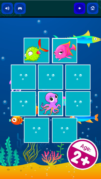 Matching Card - Underwater Adventures screenshot 3