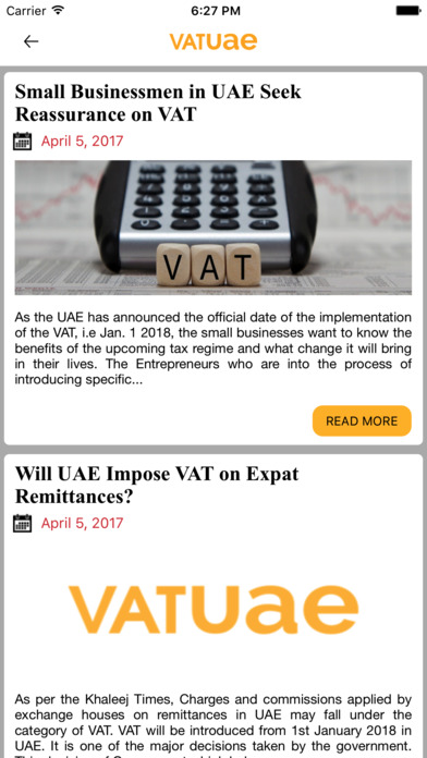 VAT in UAE screenshot 3