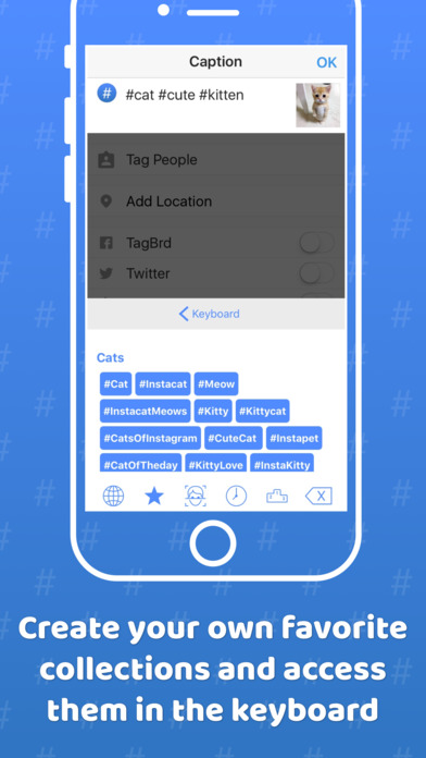 TagBrd – Automagic image tagging keyboard screenshot 2