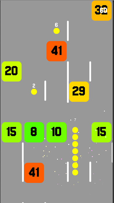 Classic Snake vs Blocks Color Ball Math screenshot 4