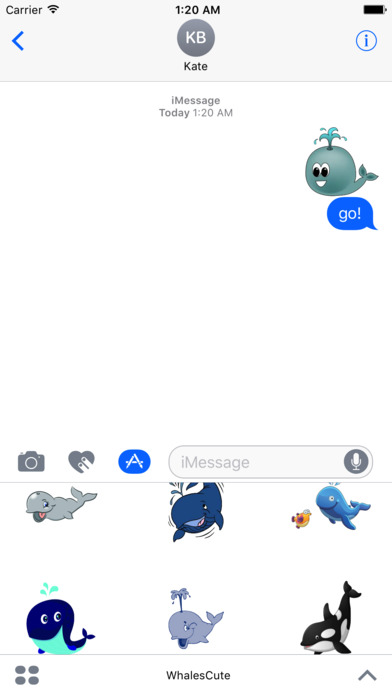 WhalesCute - Whales Emoji And Stickers Pack screenshot 2