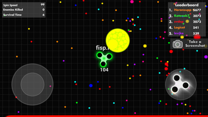 Fisp.io Spin of Fidget Spinner screenshot 2