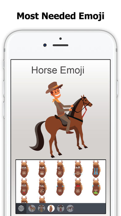 Horse Emoji - Equestrian Sticker screenshot 4