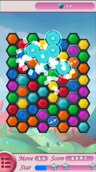 Hexa Mania 2017 - Flower Puzzle Game screenshot 4