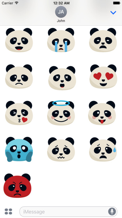 Panda Emotion Sticker screenshot 4