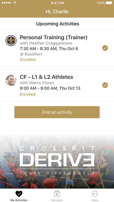 CrossFit Derive screenshot 2