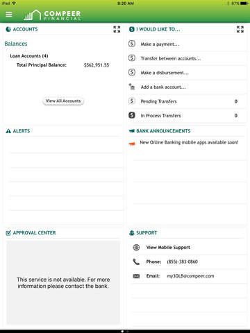 1st Farm Credit Services Mobile Banking for iPad screenshot 2