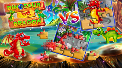 Dinosaur vs dragon: Puzzle screenshot 3