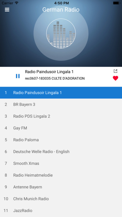 German Radio Station Player - Live Streaming screenshot 2