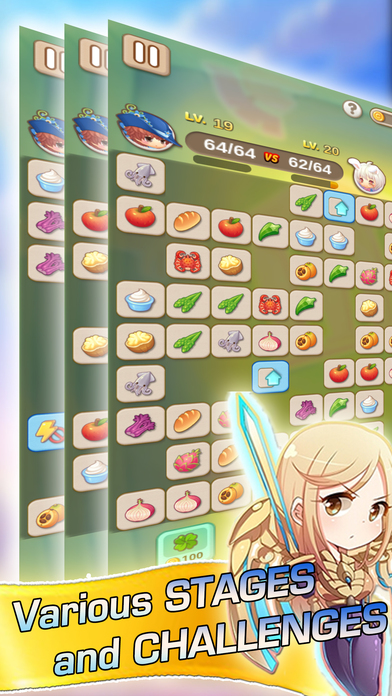 Mahjong Fruit Link: Classic Solitaire Game screenshot 2