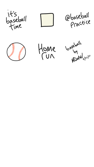 Baseball sticker, sport game stickers for iMessage screenshot 4