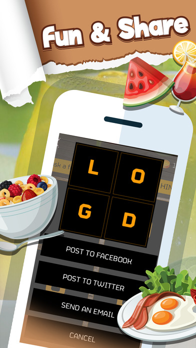 Puzzle Connect the Food Word screenshot 2