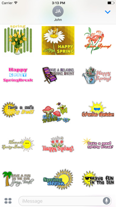 Summer Spring Winter Stickers screenshot 3