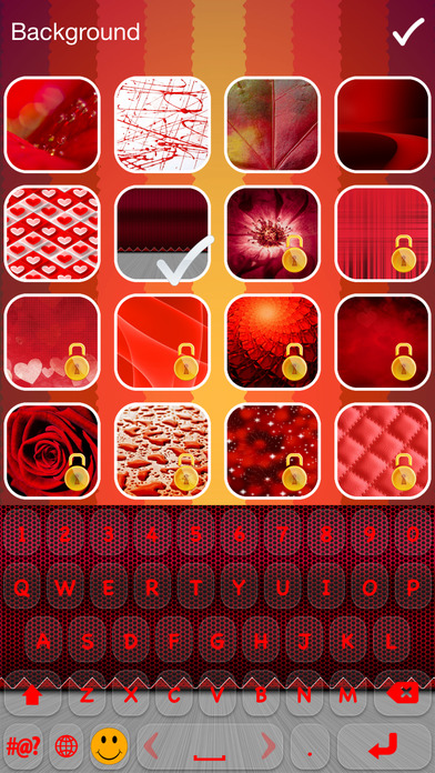 Red Keyboard Skin Changer - Cool Fonts and Emoji screenshot 2