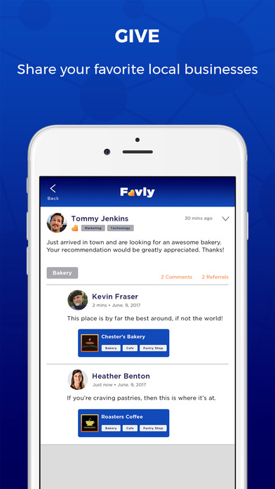 Favly - Meet Local Businesses screenshot 2