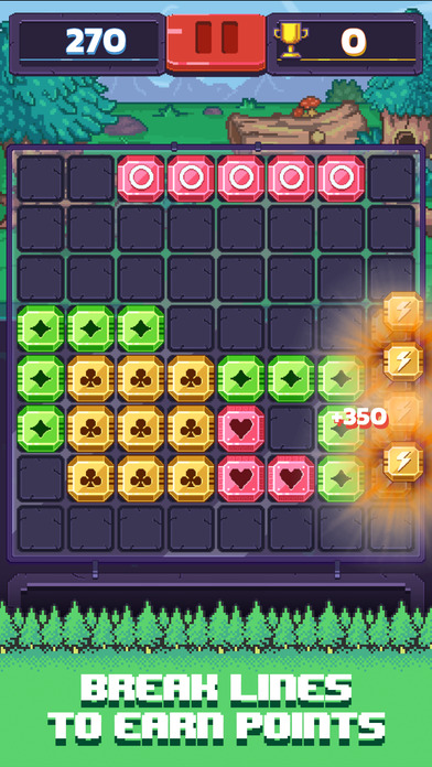 Blocks Puzzle Pixel: Balls Arcade Challenge screenshot 2