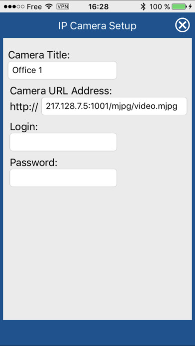 MJPEG IP Camera Viewer screenshot 4