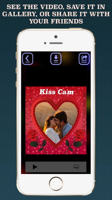 Kiss Cam video maker music screenshot 2