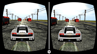 VR Traffic Car Rider : D-Best Race screenshot 4