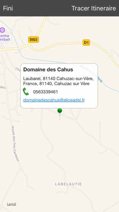 Domaine des Cahus screenshot 2