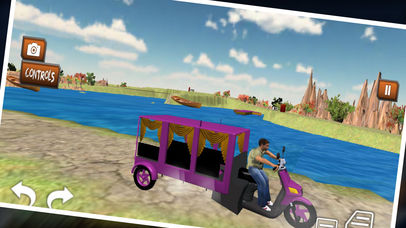 Drive Legend Rickshaw 3D screenshot 3