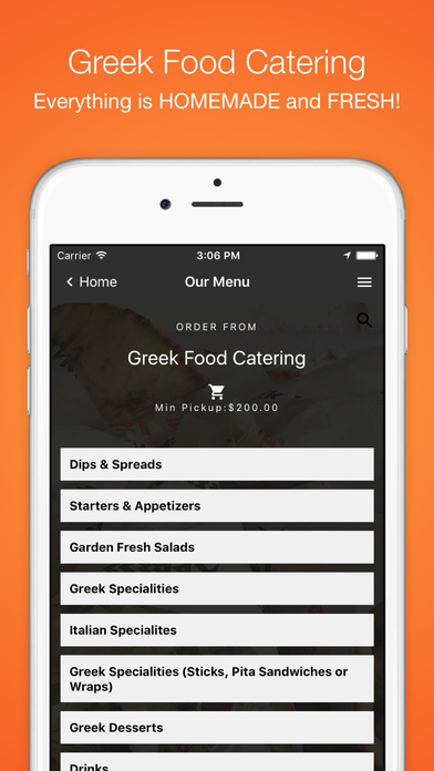 Greek Food Catering screenshot 2
