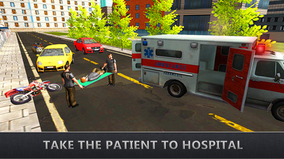 Real Ambulance Rescue Driving - Car Driver Game screenshot 4