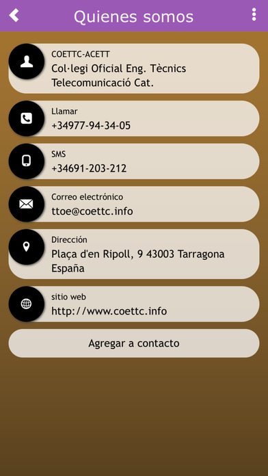 Torres Telegrafía Óptica España screenshot 3